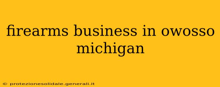 firearms business in owosso michigan