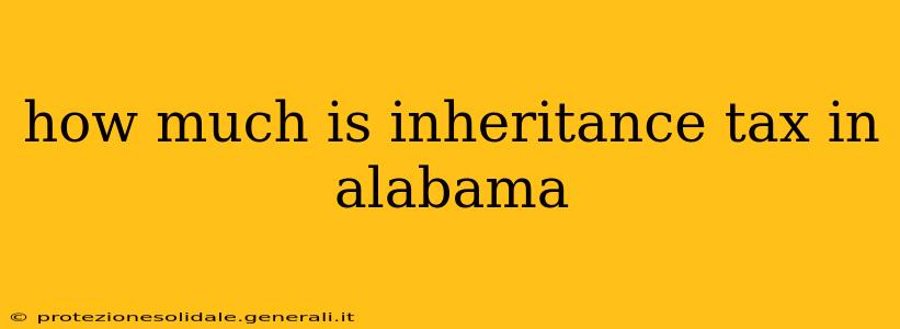 how much is inheritance tax in alabama