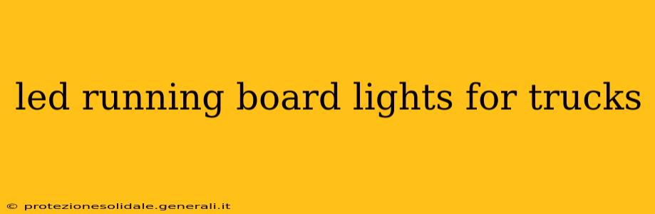 led running board lights for trucks