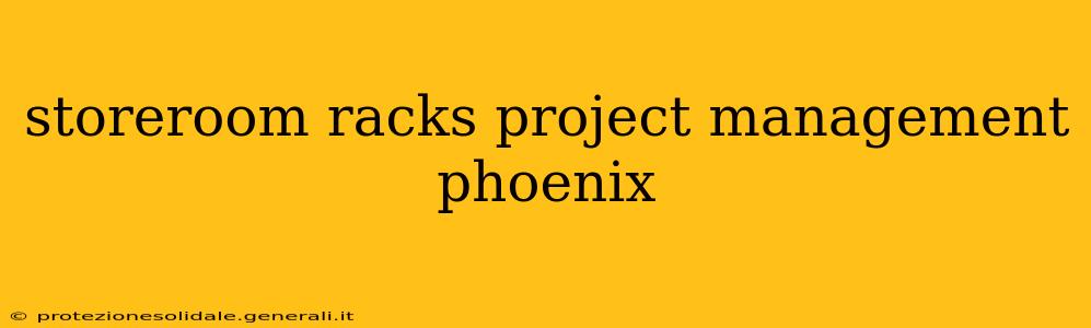 storeroom racks project management phoenix