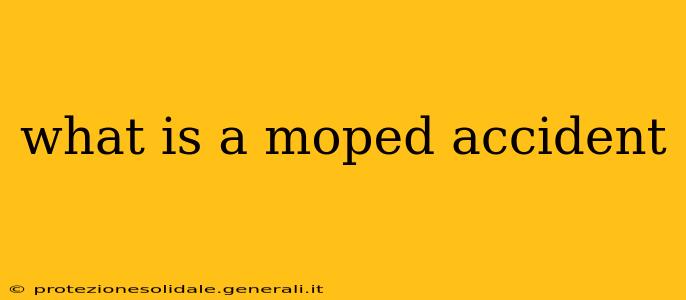 what is a moped accident