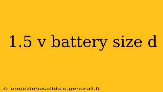 1.5 v battery size d