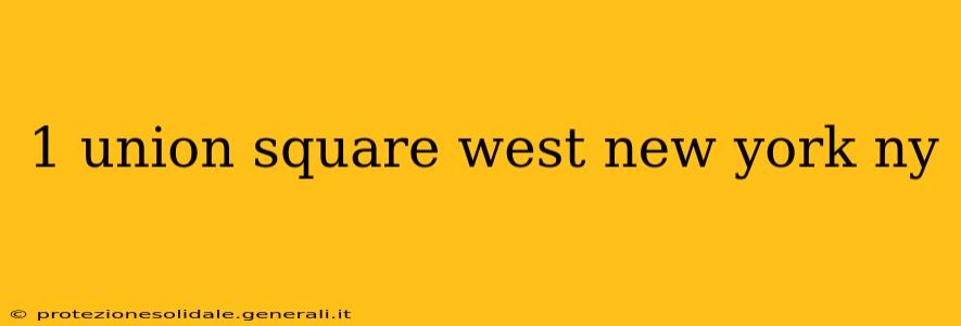1 union square west new york ny