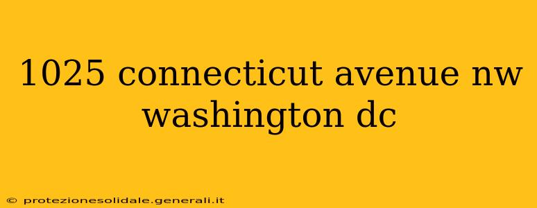 1025 connecticut avenue nw washington dc