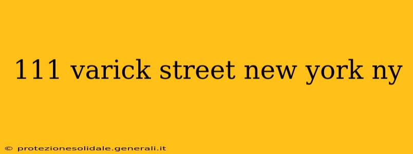 111 varick street new york ny