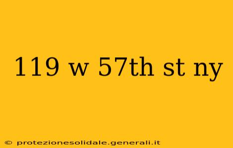 119 w 57th st ny