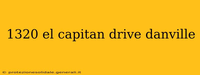 1320 el capitan drive danville