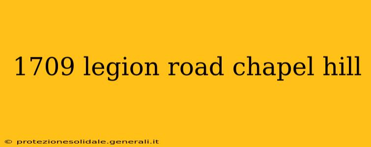 1709 legion road chapel hill