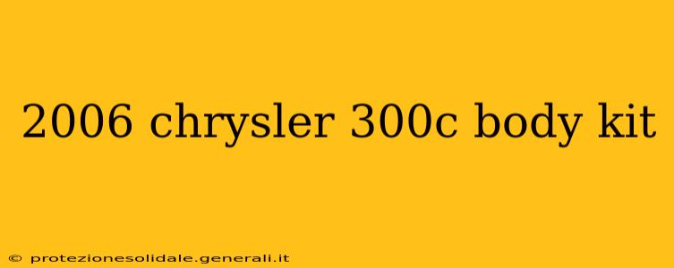 2006 chrysler 300c body kit