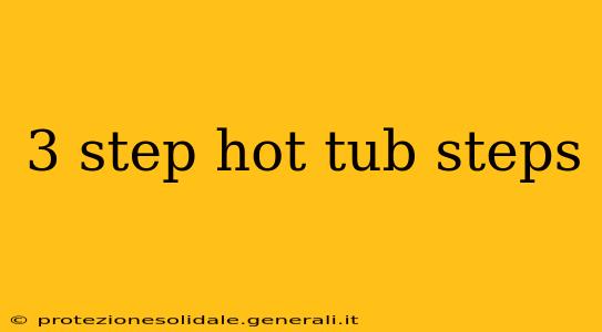 3 step hot tub steps