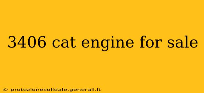 3406 cat engine for sale