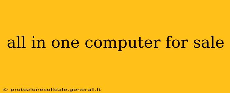 all in one computer for sale