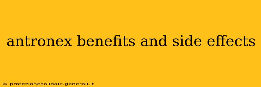 antronex benefits and side effects