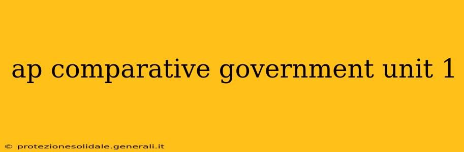 ap comparative government unit 1