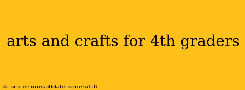 arts and crafts for 4th graders