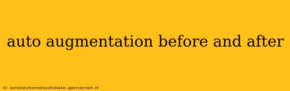 auto augmentation before and after