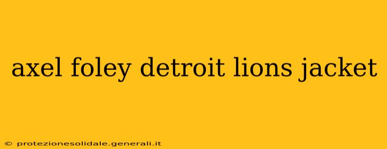 axel foley detroit lions jacket