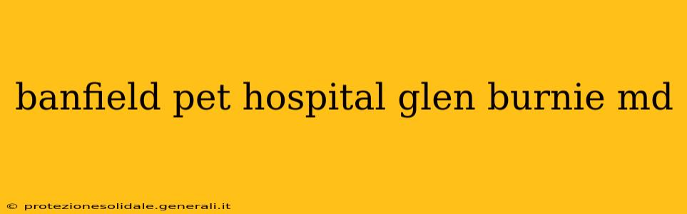 banfield pet hospital glen burnie md