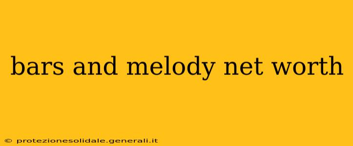bars and melody net worth