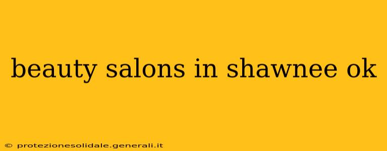 beauty salons in shawnee ok