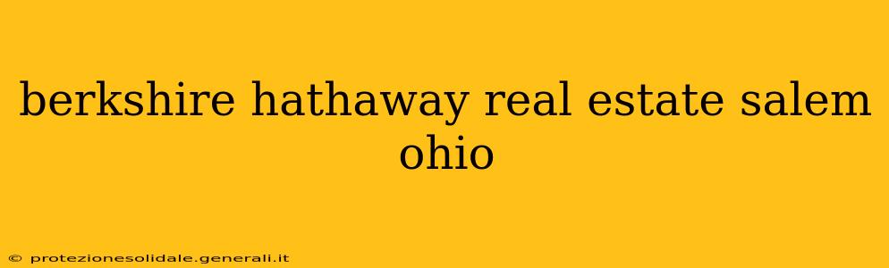 berkshire hathaway real estate salem ohio