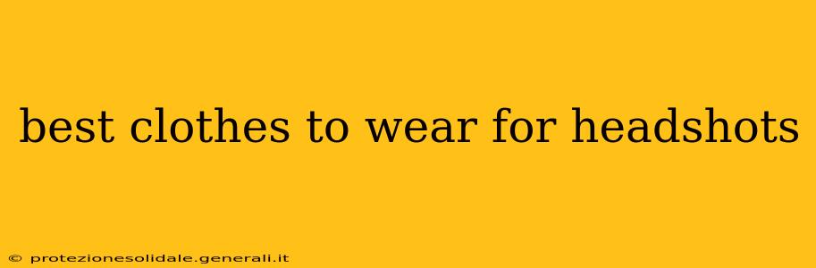 best clothes to wear for headshots