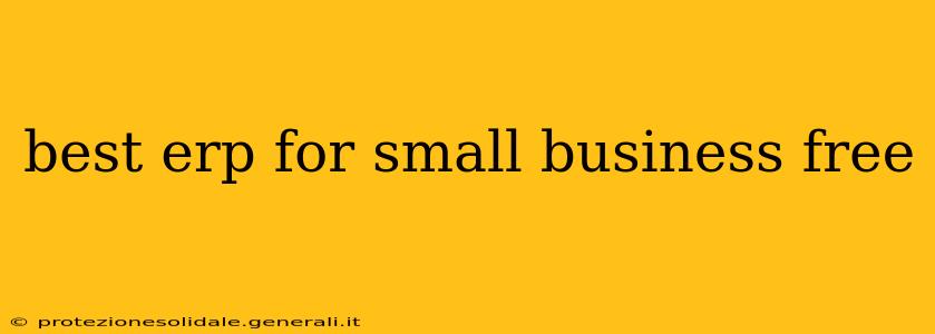 best erp for small business free