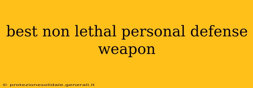 best non lethal personal defense weapon