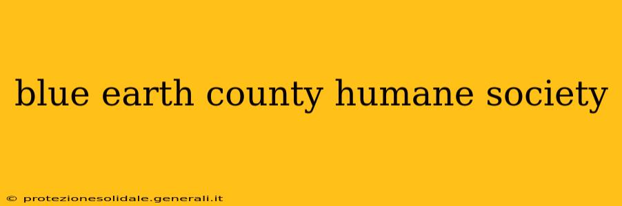 blue earth county humane society