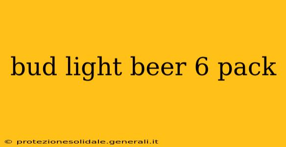 bud light beer 6 pack