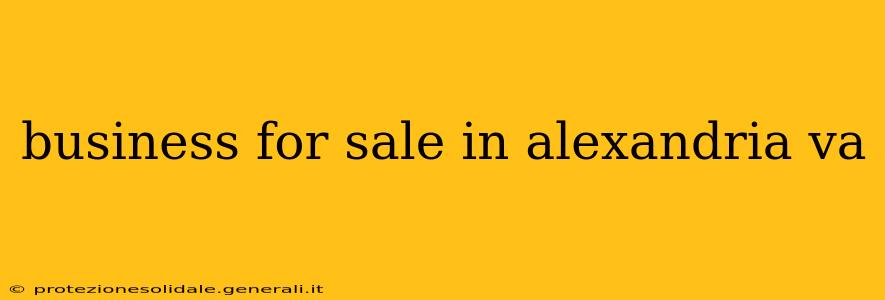 business for sale in alexandria va