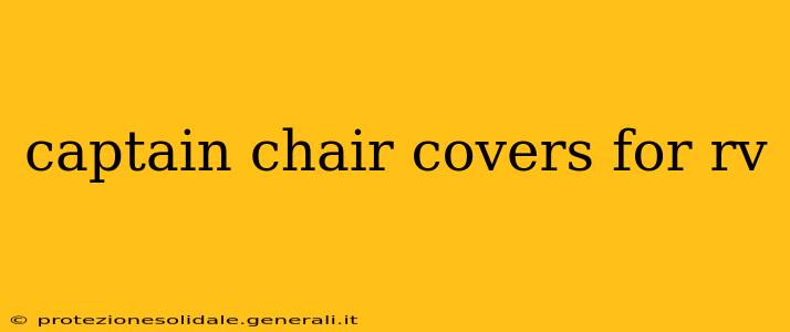 captain chair covers for rv