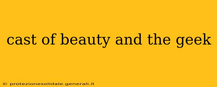 cast of beauty and the geek