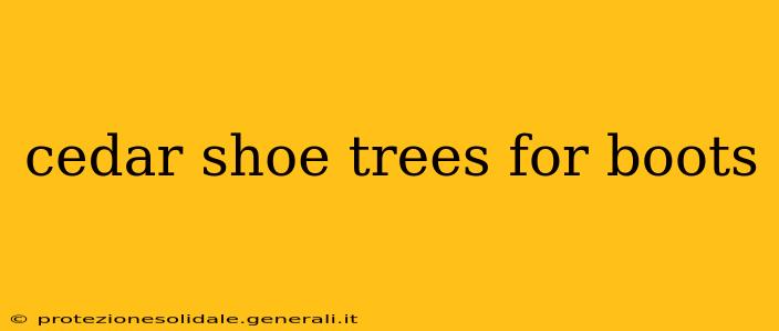 cedar shoe trees for boots