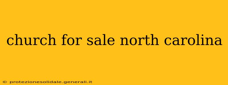 church for sale north carolina