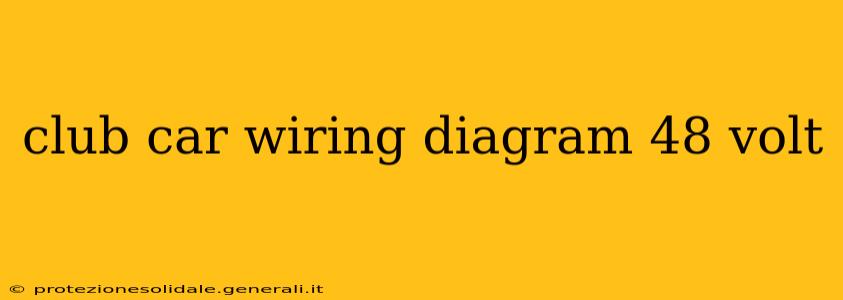club car wiring diagram 48 volt