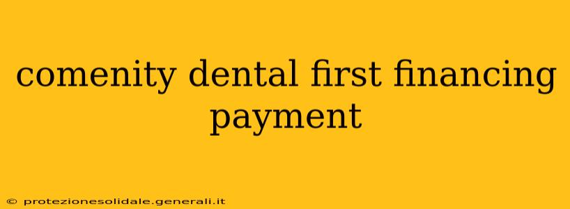 comenity dental first financing payment