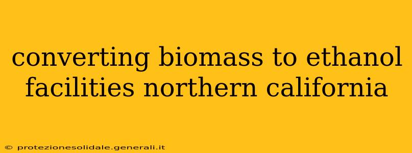 converting biomass to ethanol facilities northern california