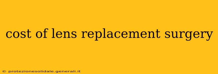 cost of lens replacement surgery