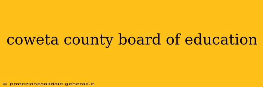 coweta county board of education