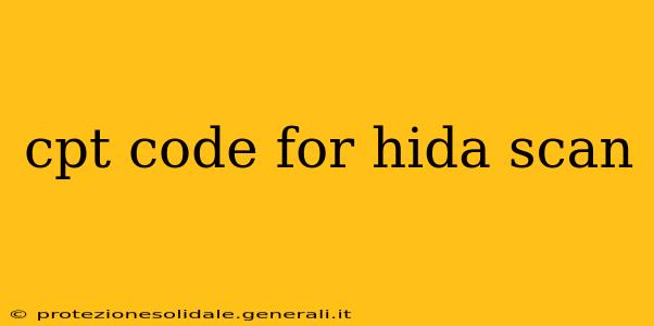 cpt code for hida scan