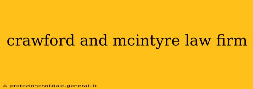 crawford and mcintyre law firm