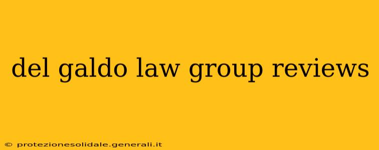 del galdo law group reviews