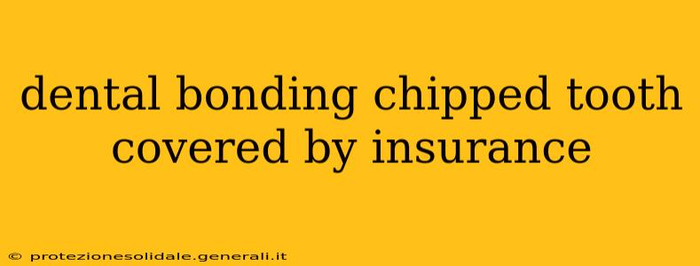 dental bonding chipped tooth covered by insurance