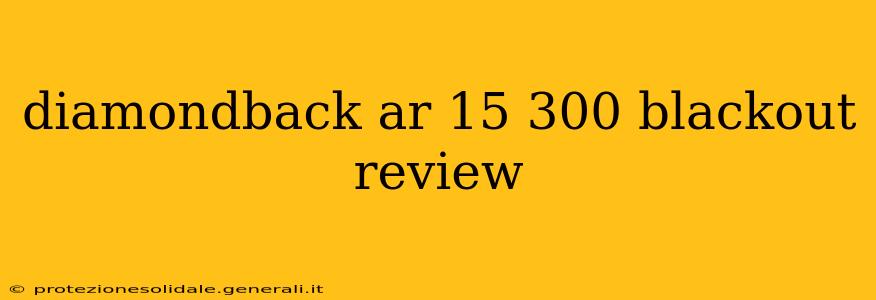 diamondback ar 15 300 blackout review