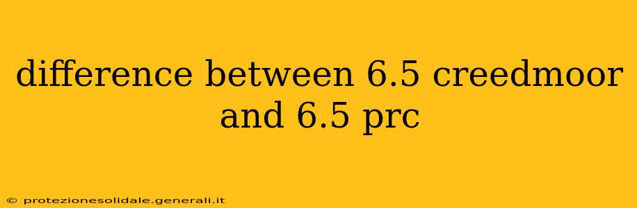 difference between 6.5 creedmoor and 6.5 prc