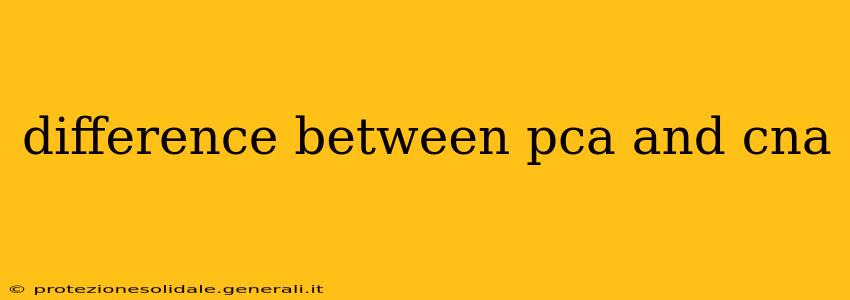 difference between pca and cna