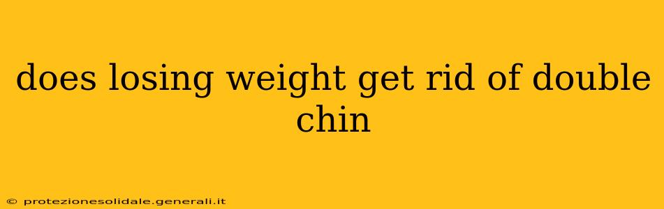 does losing weight get rid of double chin