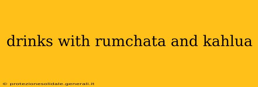 drinks with rumchata and kahlua