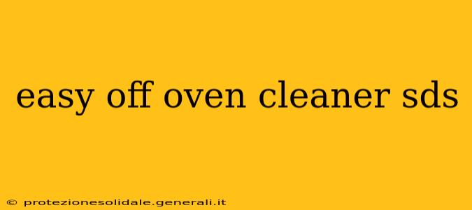 easy off oven cleaner sds